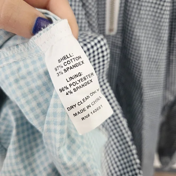 Barbie x Unique Vintage Navy & White Gingham Barbie-Q Swing Dress Medium NEW NWT - Picture 6 of 6